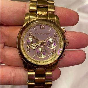 Gold Michael Kors watch